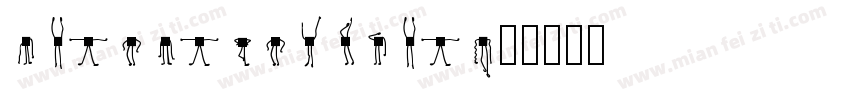 Men and women字体转换